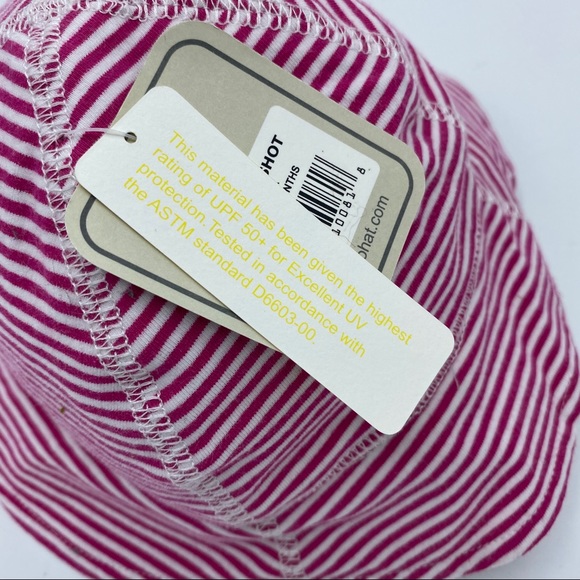 NWT San Diego Hat Company Infant Striped Sun Hat - Picture 4 of 7